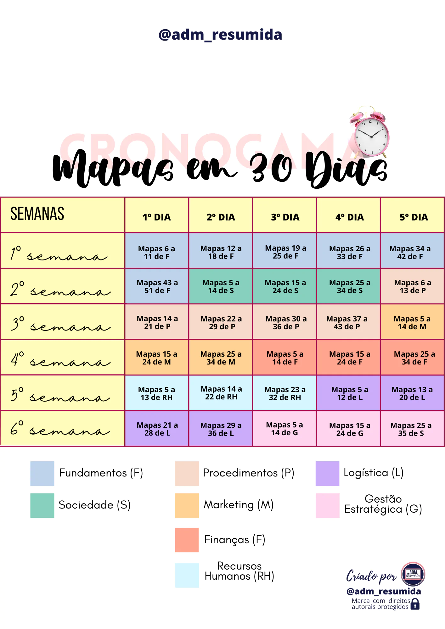 Cronograma 30 Dias